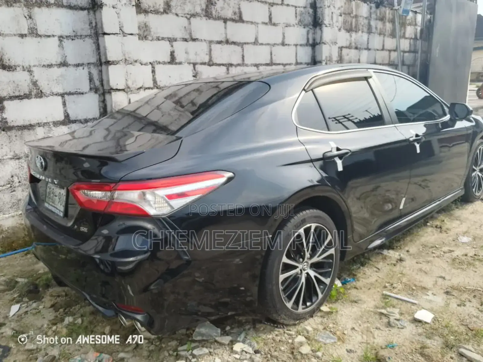 Toyota Camry XLE FWD (2.5L 4cyl 8AM) 2018 Black