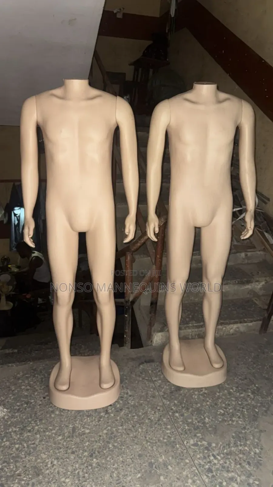 Plastic Male Headless Mannequin