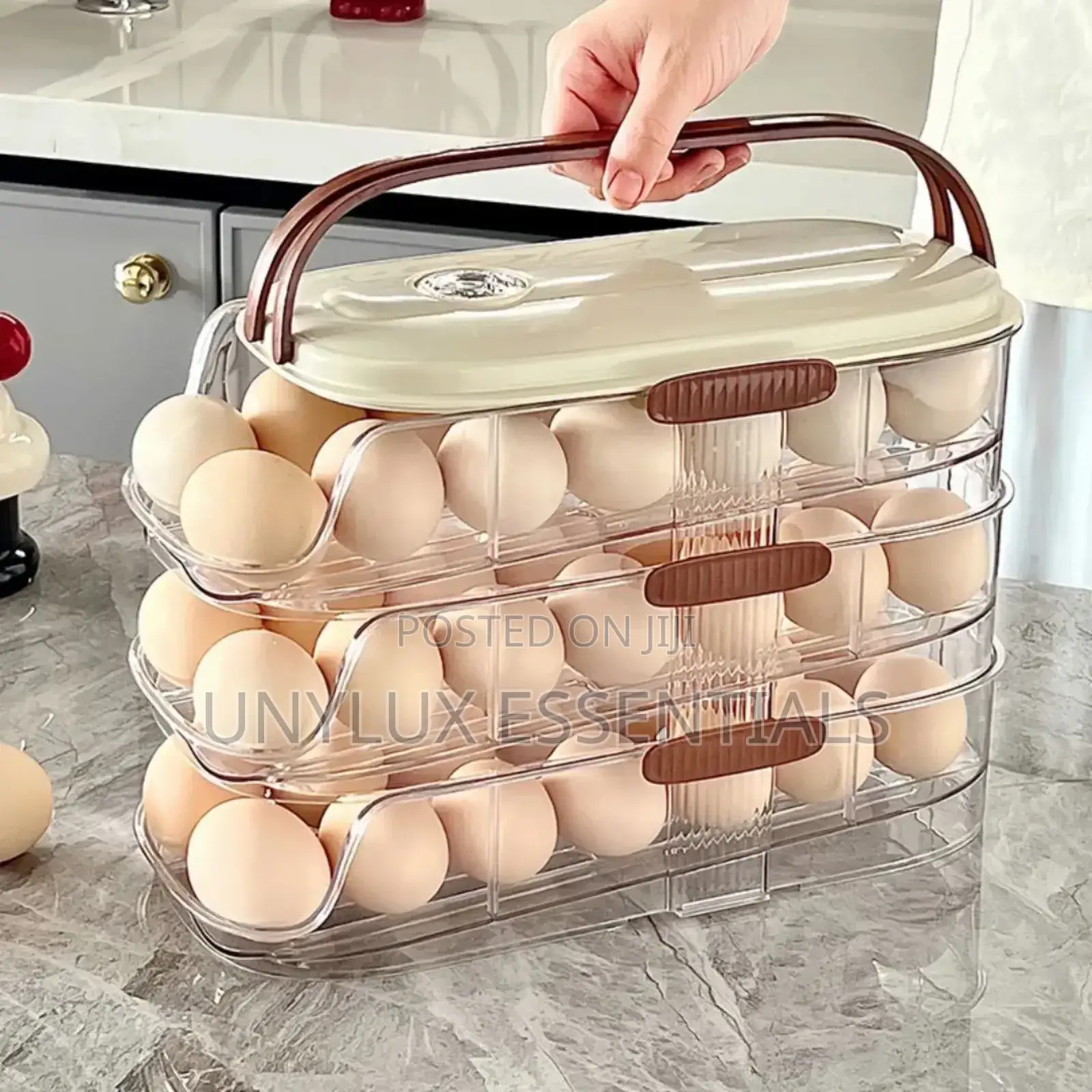 Automatic Rolling Large Capacity Egg Storage Box