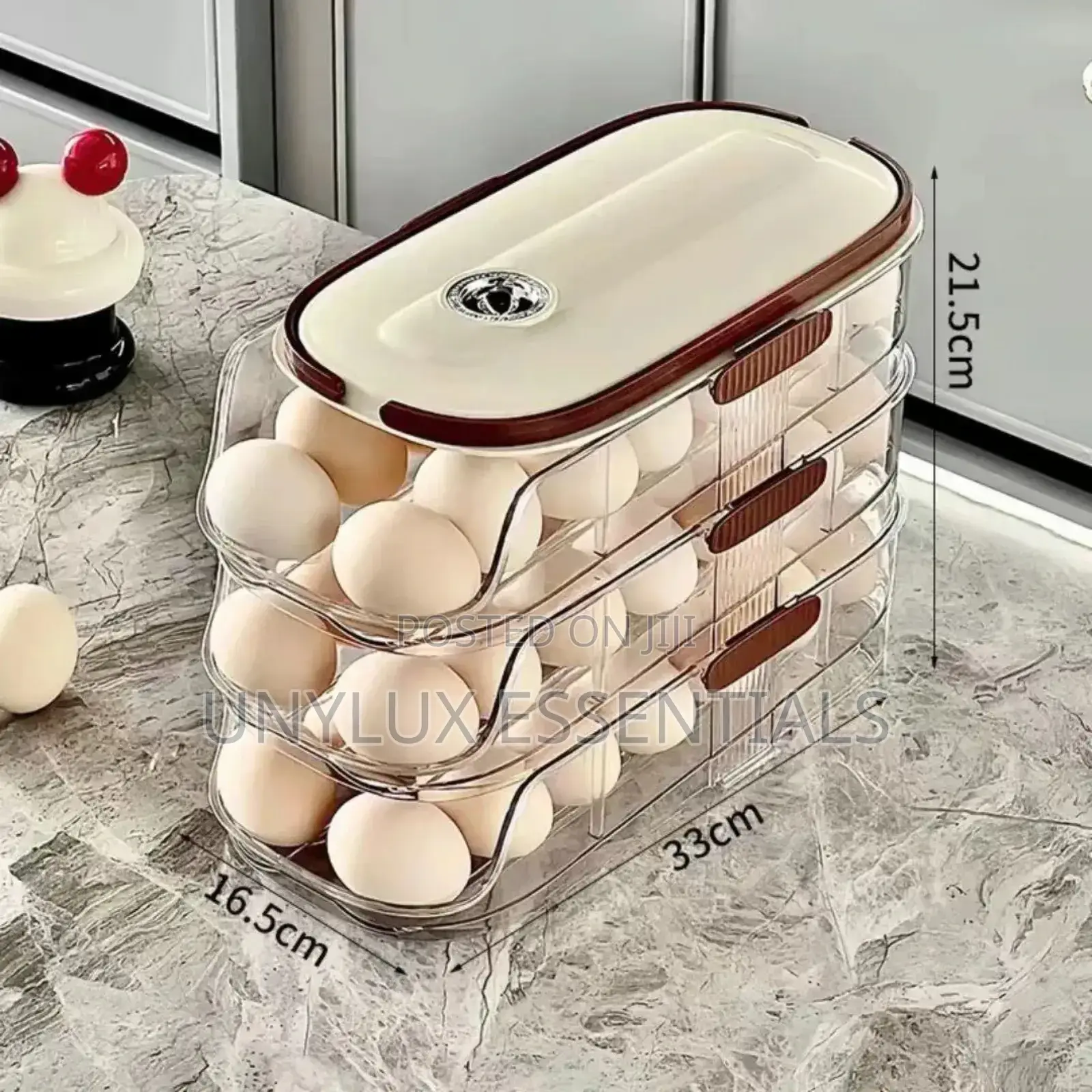Automatic Rolling Large Capacity Egg Storage Box