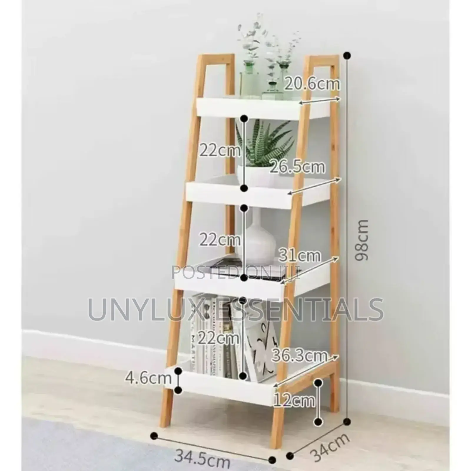 4 Layer Ladder Storage Rack