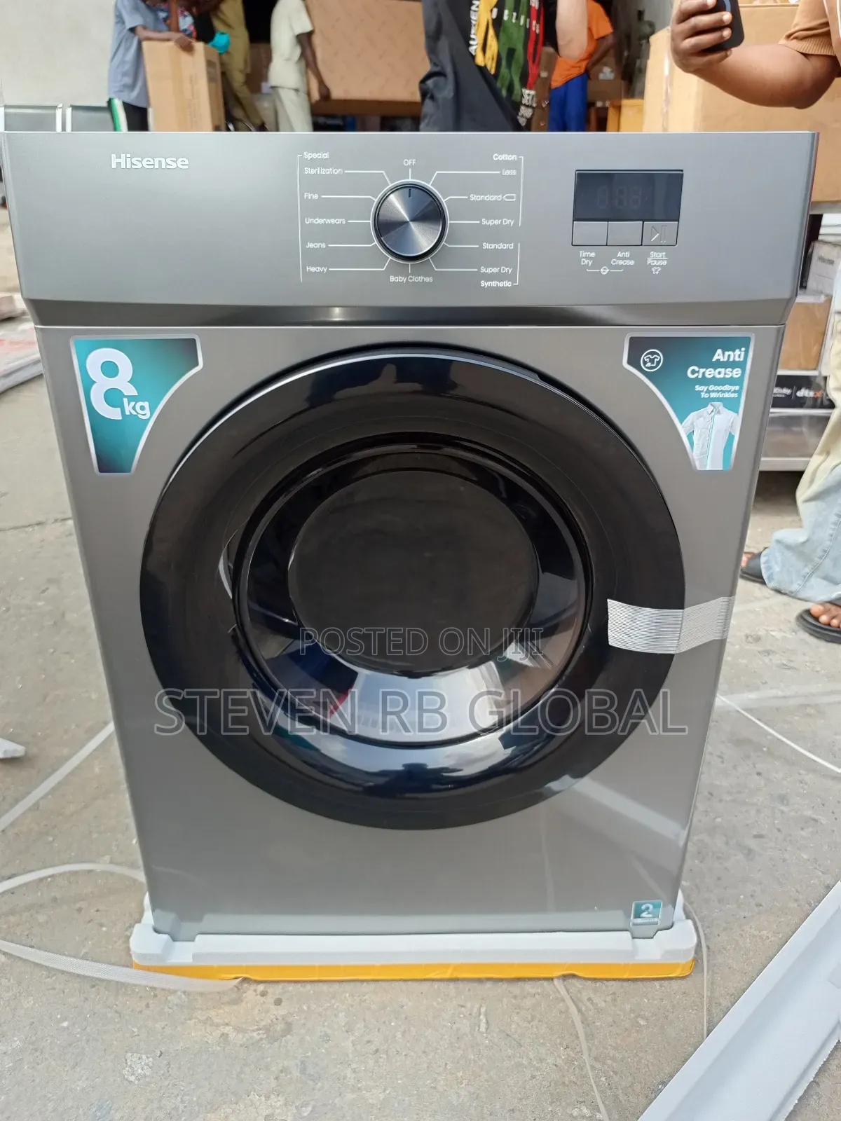 Hisense 8kg Dryer – Silver (Dv1w801us)