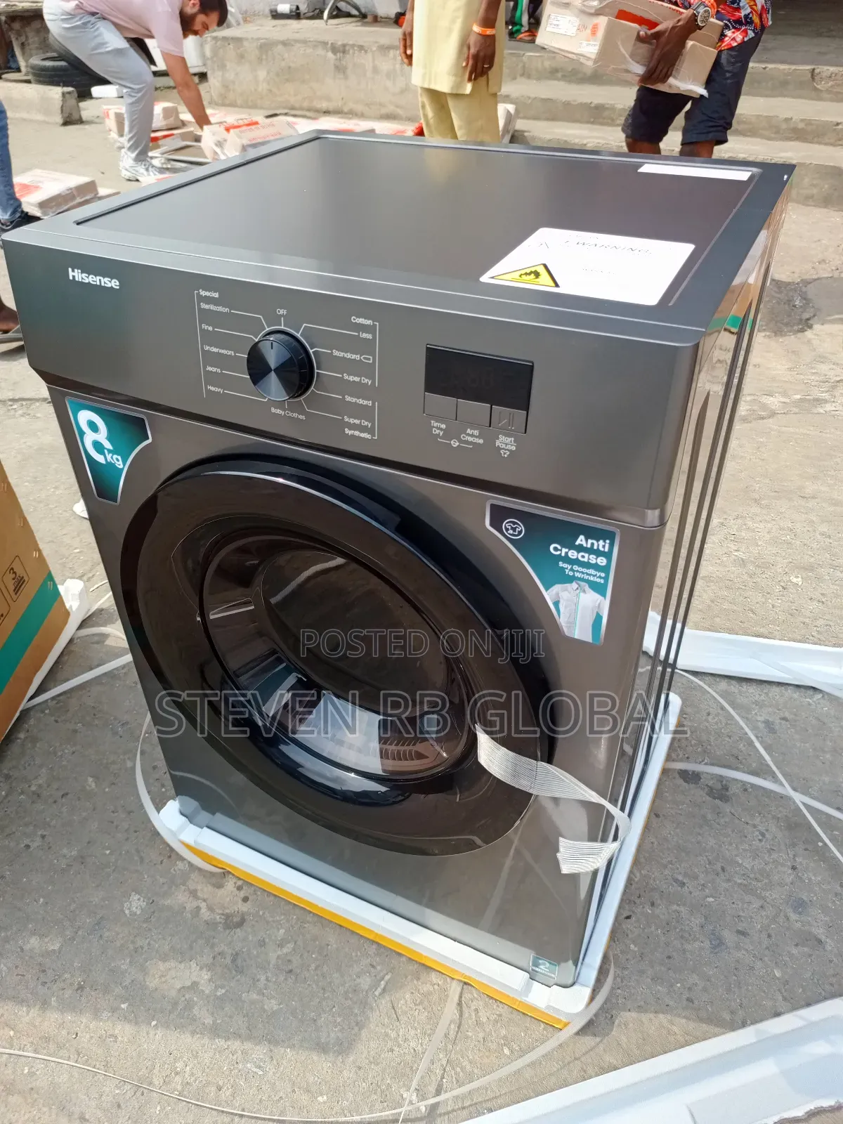 Hisense 8kg Dryer – Silver (Dv1w801us)