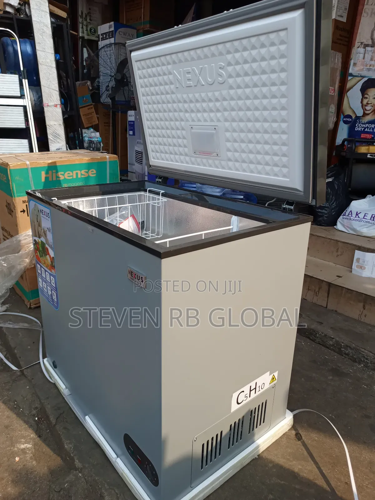 Nexus 200 Litres Chest Freezer – Silver (Nx-265g)