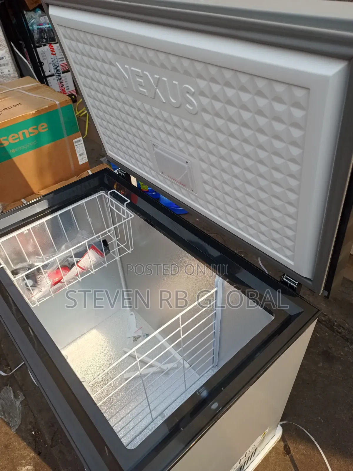 Nexus 200 Litres Chest Freezer – Silver (Nx-265g)
