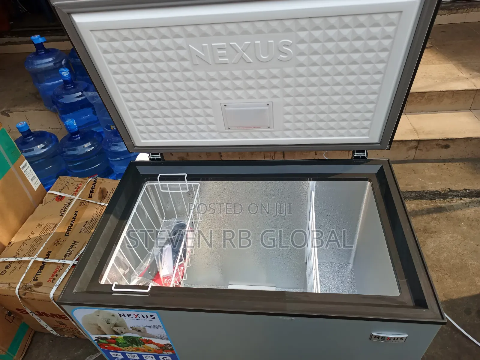 Nexus 200 Litres Chest Freezer – Silver (Nx-265g)