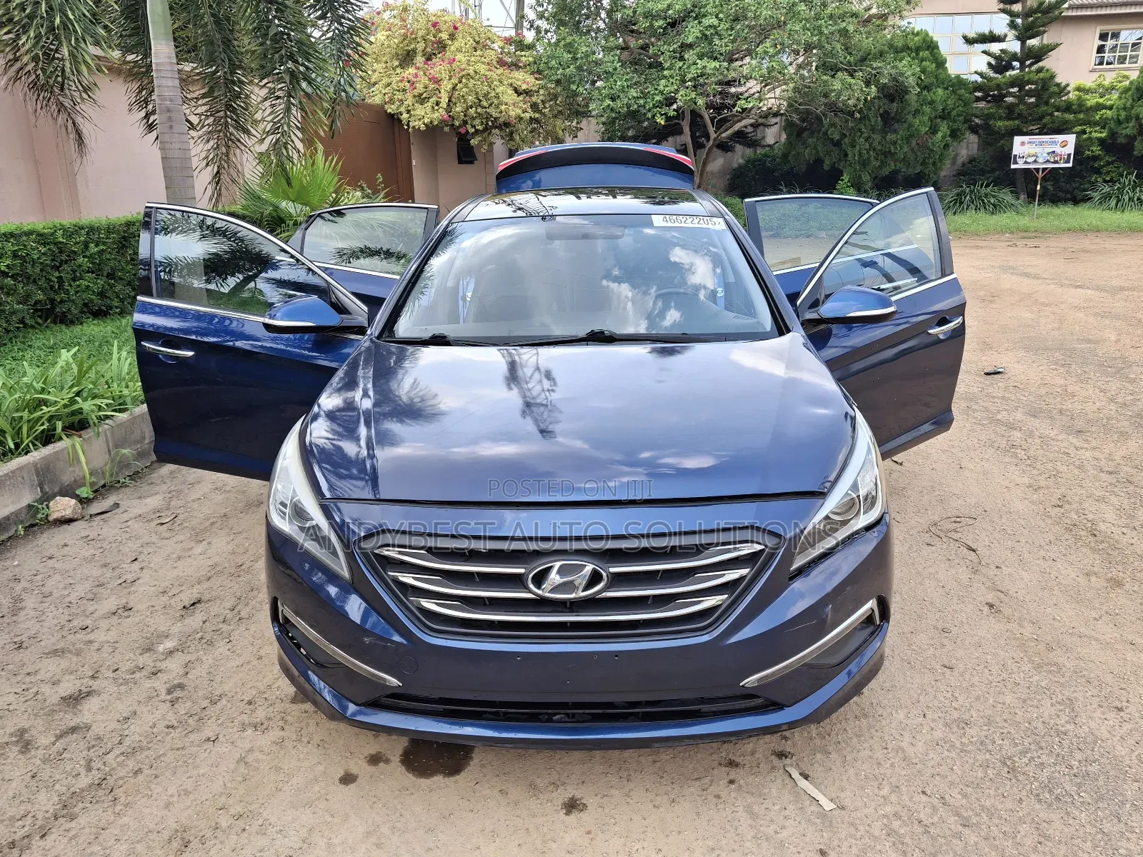 Hyundai Sonata SE 4dr Sedan (2.4L 4cyl 6A) 2014 Blue
