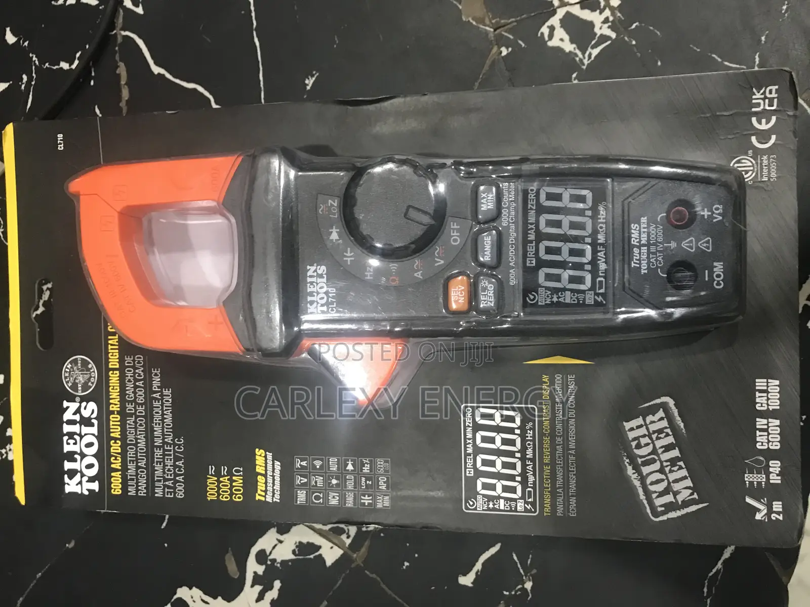 Klein Tools 600ac/Dc Auto-Ranging Digital Clamp Meter