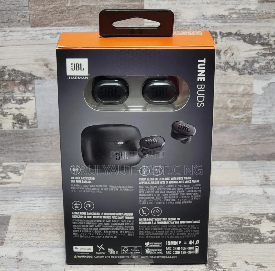 Authentic Jbl Tune Buds Tws - True Wireless Noise Cancelling Earbuds