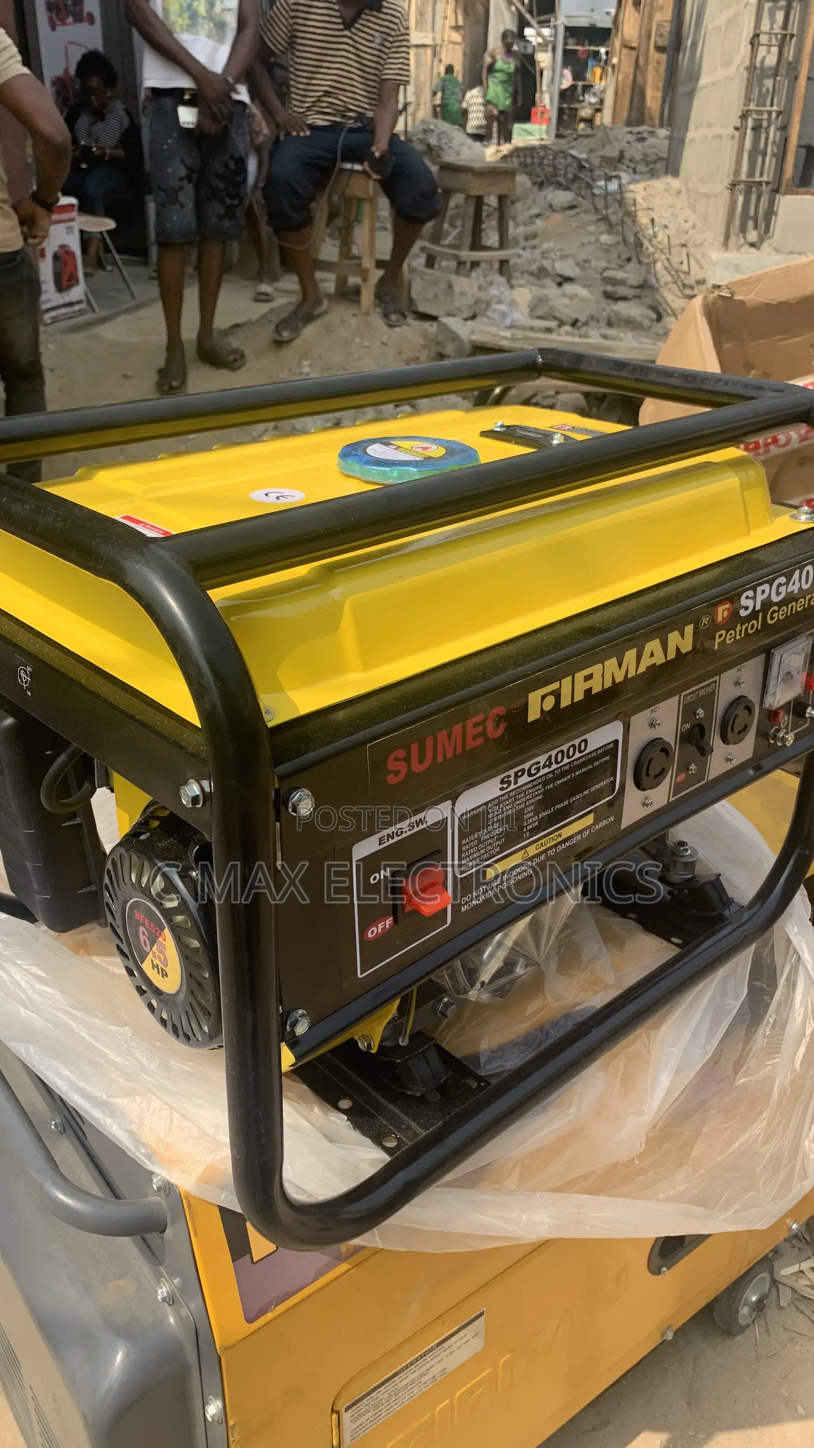 Sumec Firman 4.5kva Petrol Generator 100% Copper Coil