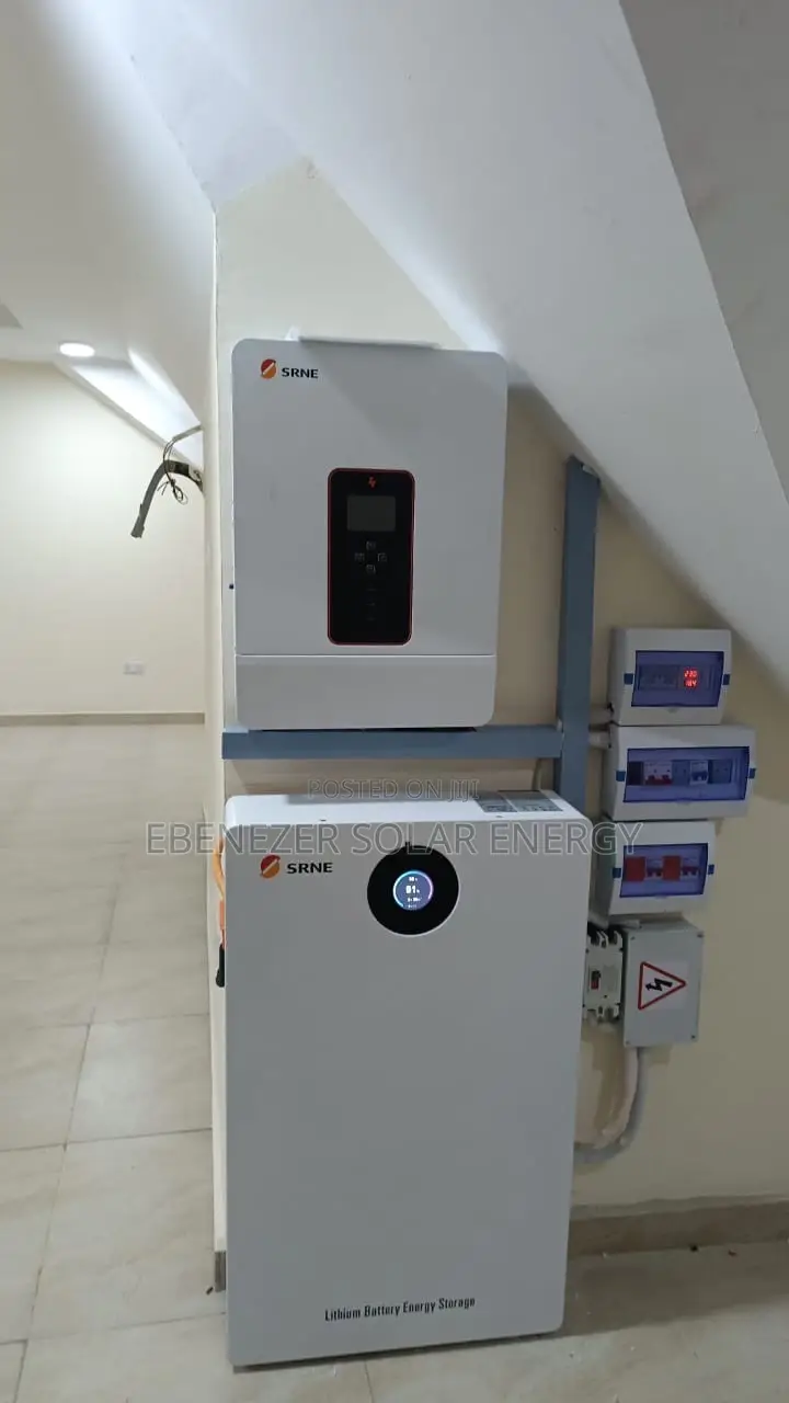Srne 10kwh Lithium/ 8kva Hybrid Inverter/ 10pics 550w Panels