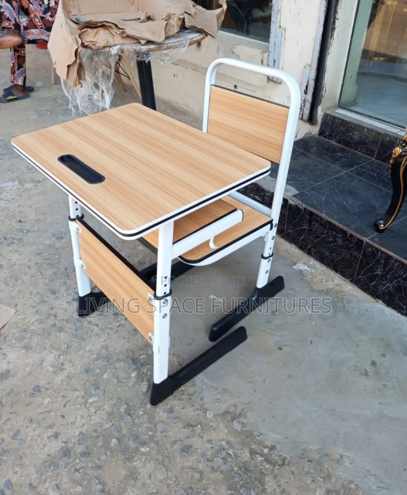 Adjustable Student Table With Chair
