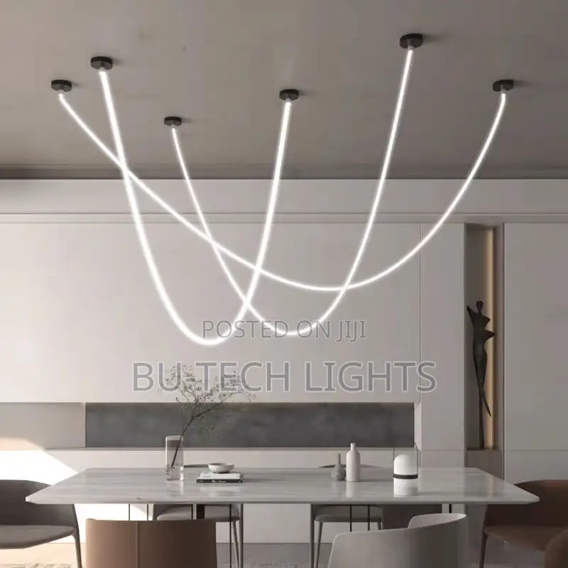 Led Silicone Tube Chandelier