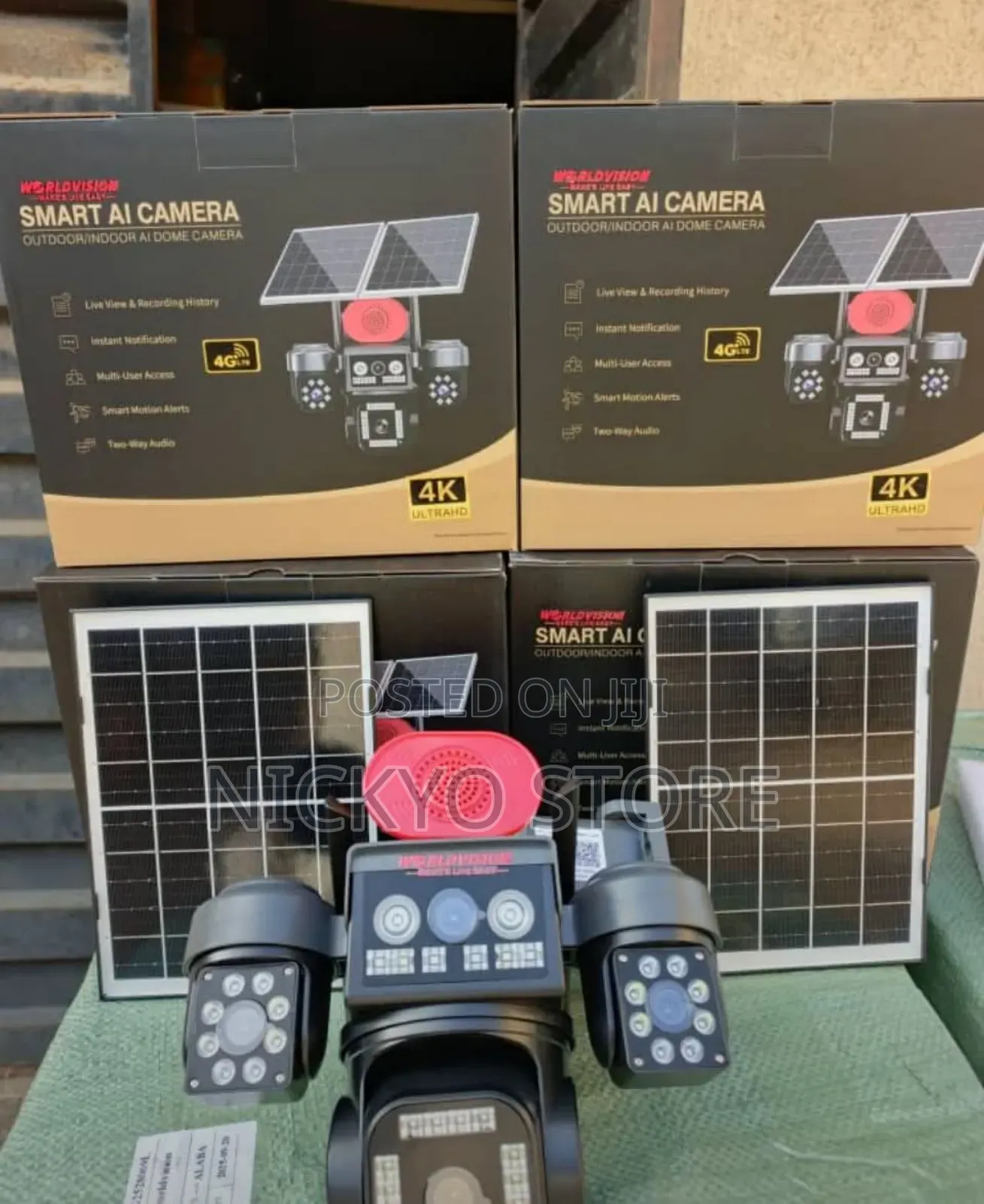  Solar Smart Ai Security Camera (4g Enabled)