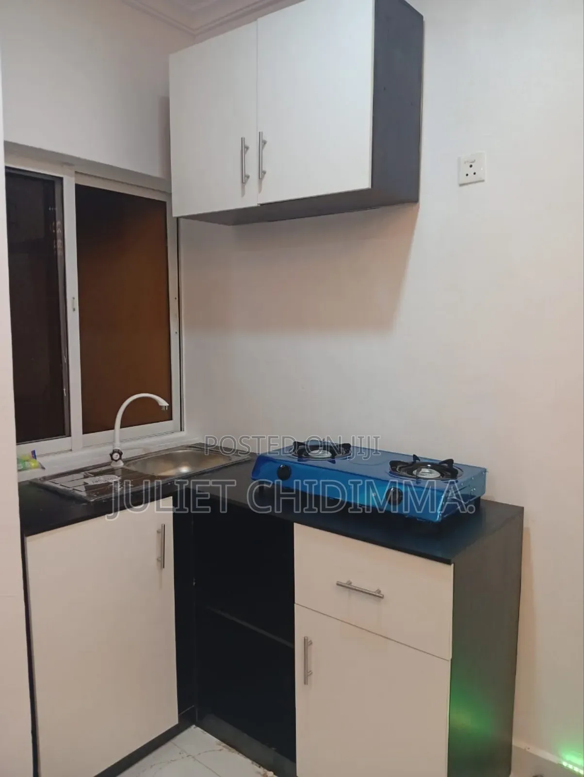 A Mini L Shaped Kitchen Cabinets