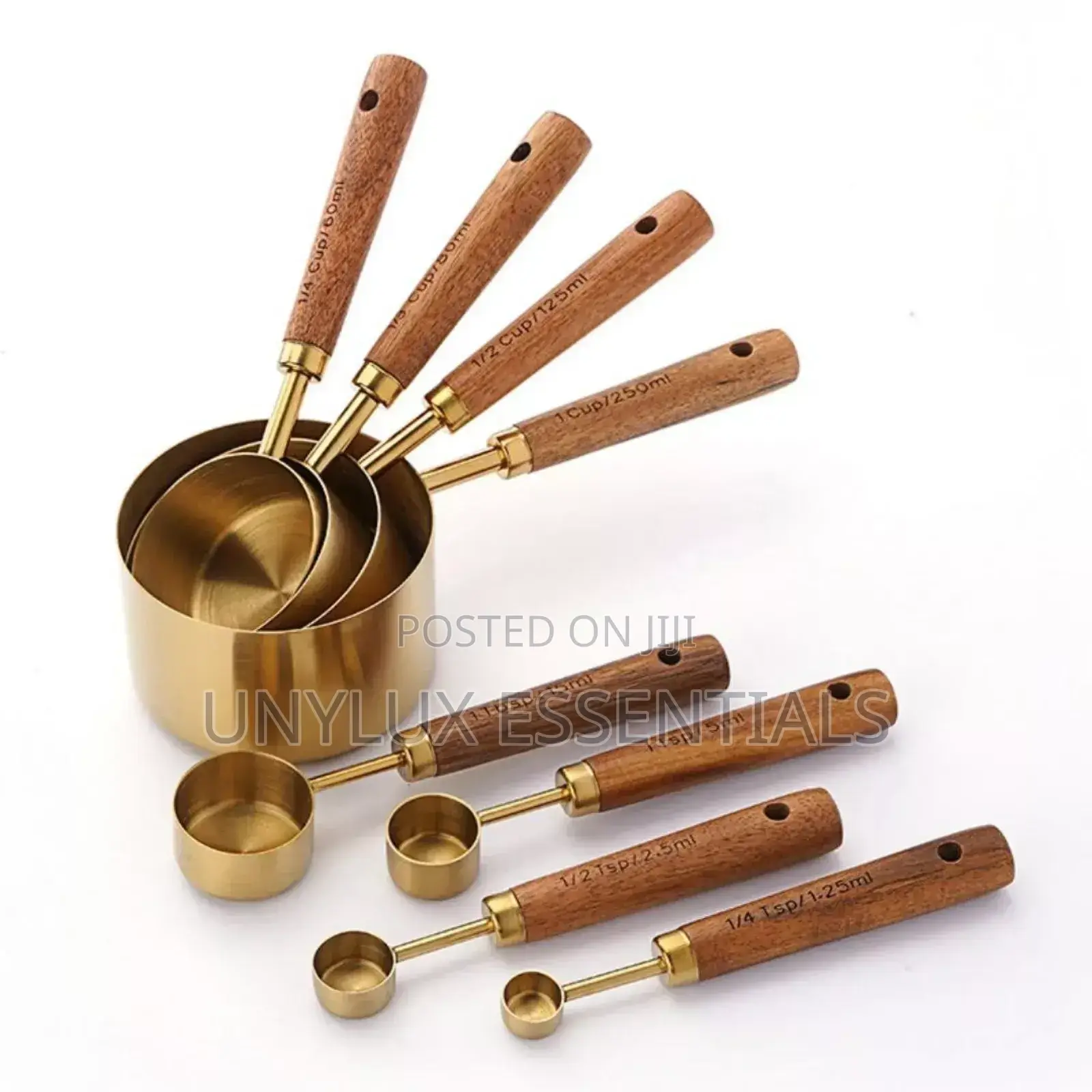 Gold Measuring Spoon Set