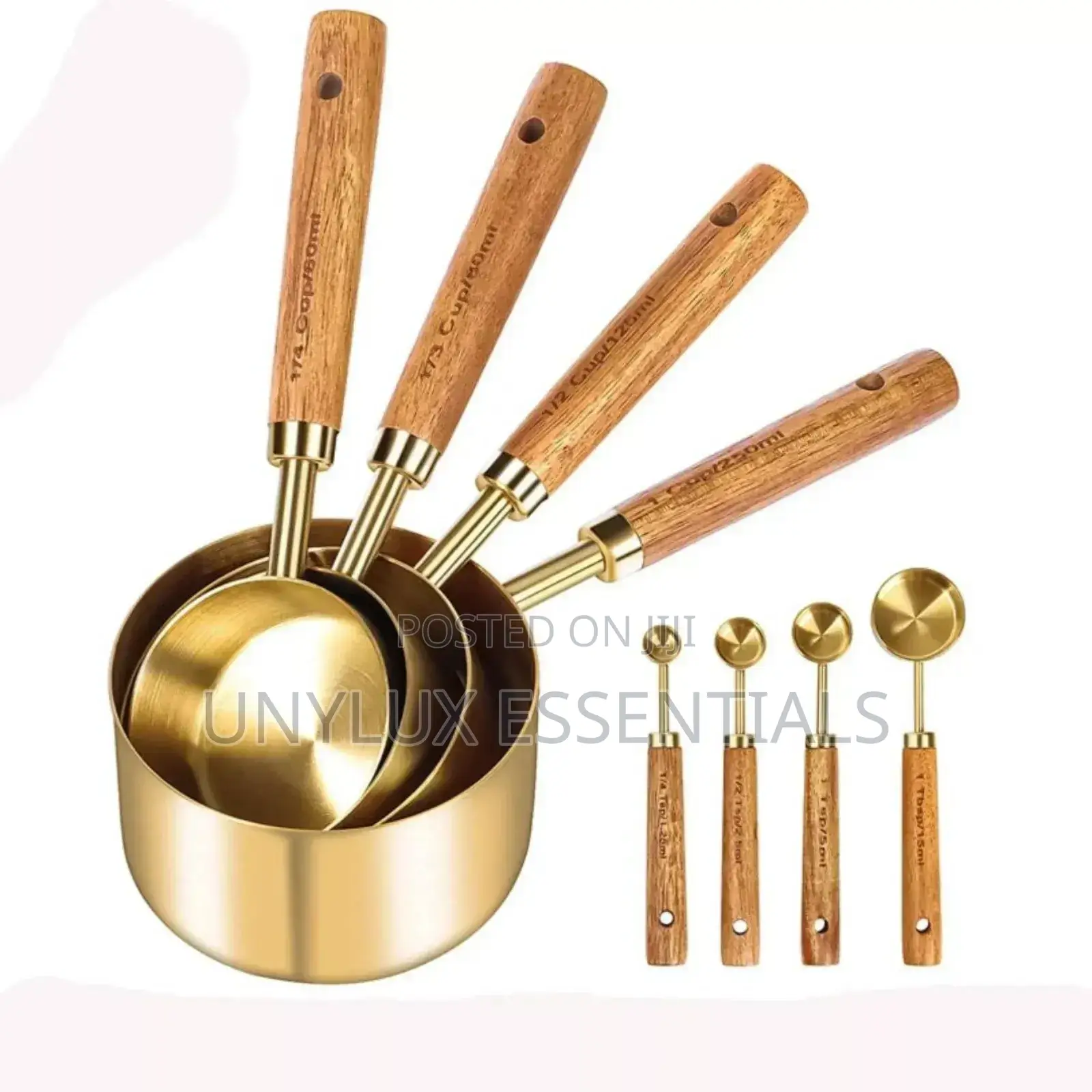 Gold Measuring Spoon Set