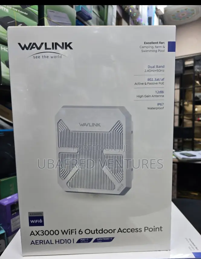 Wavlink Ax3000/Ac600 Outdoor Wifi 6 Repeater