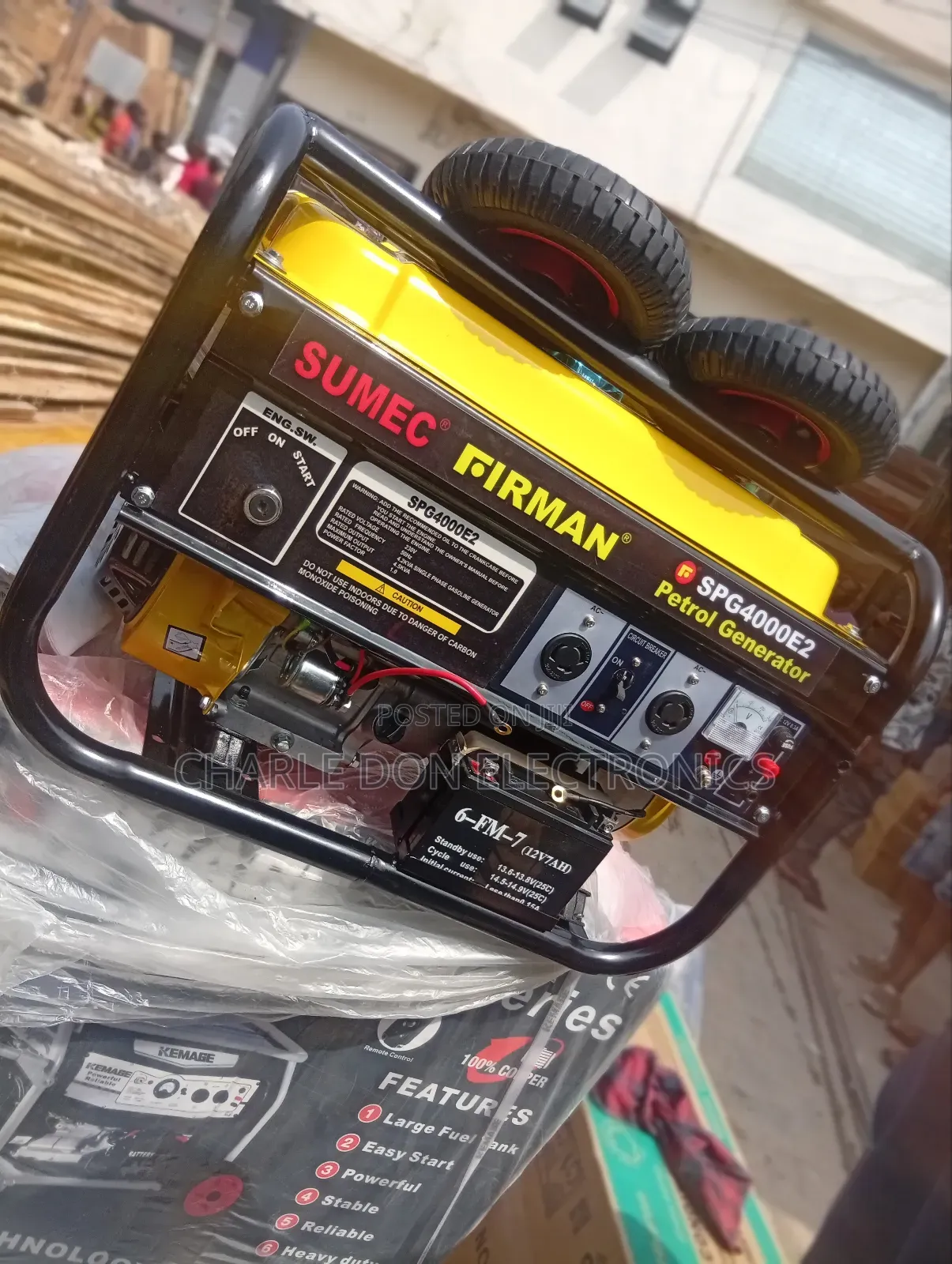 Firman 4000e2 4.5kva Petrol Generator