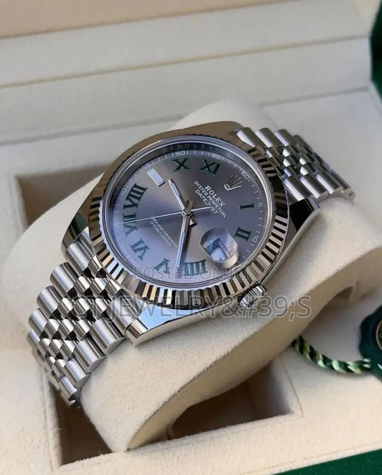 Rolex Wimbledon Date-just 41mm Roman Numerals High Grade