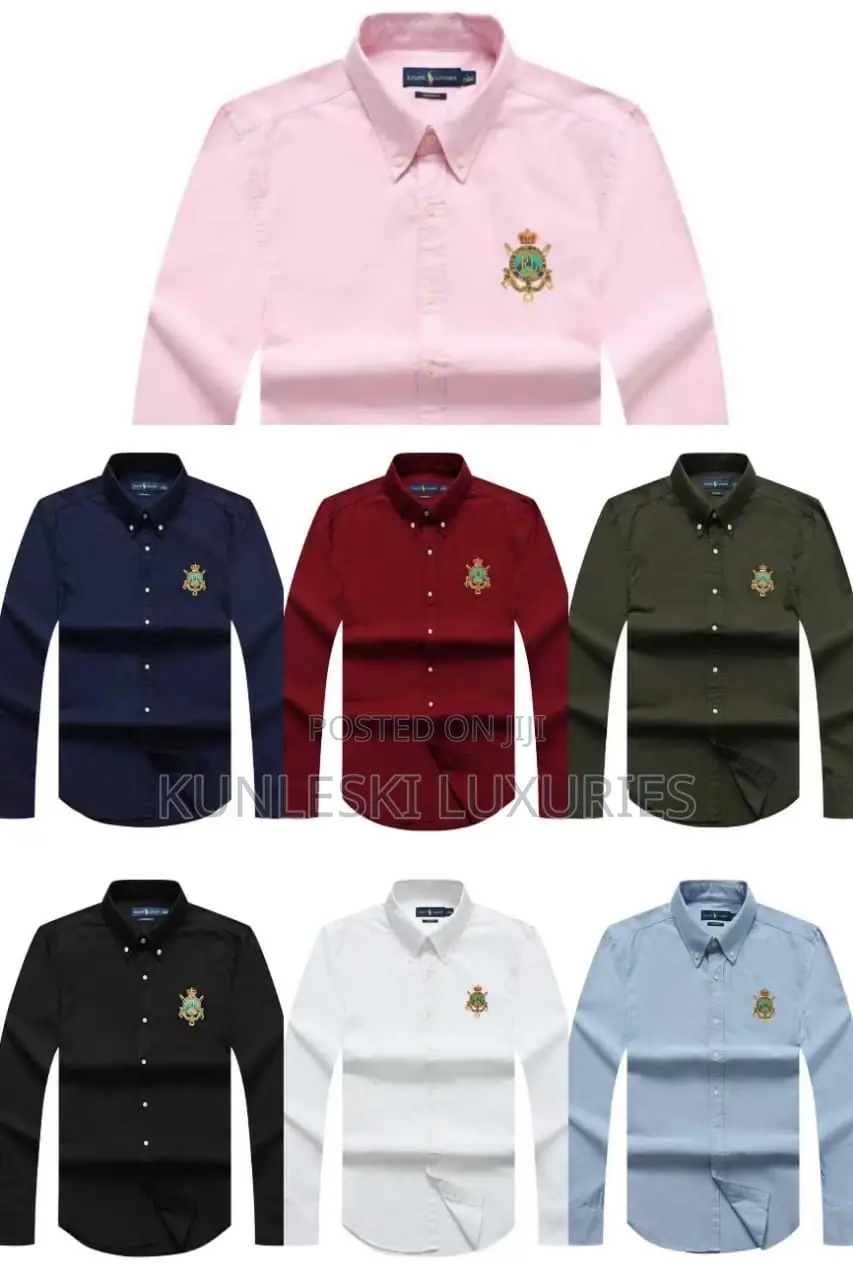 Original Polo Ralph Lauren Big Badges Crest Long Sleeve Shirt