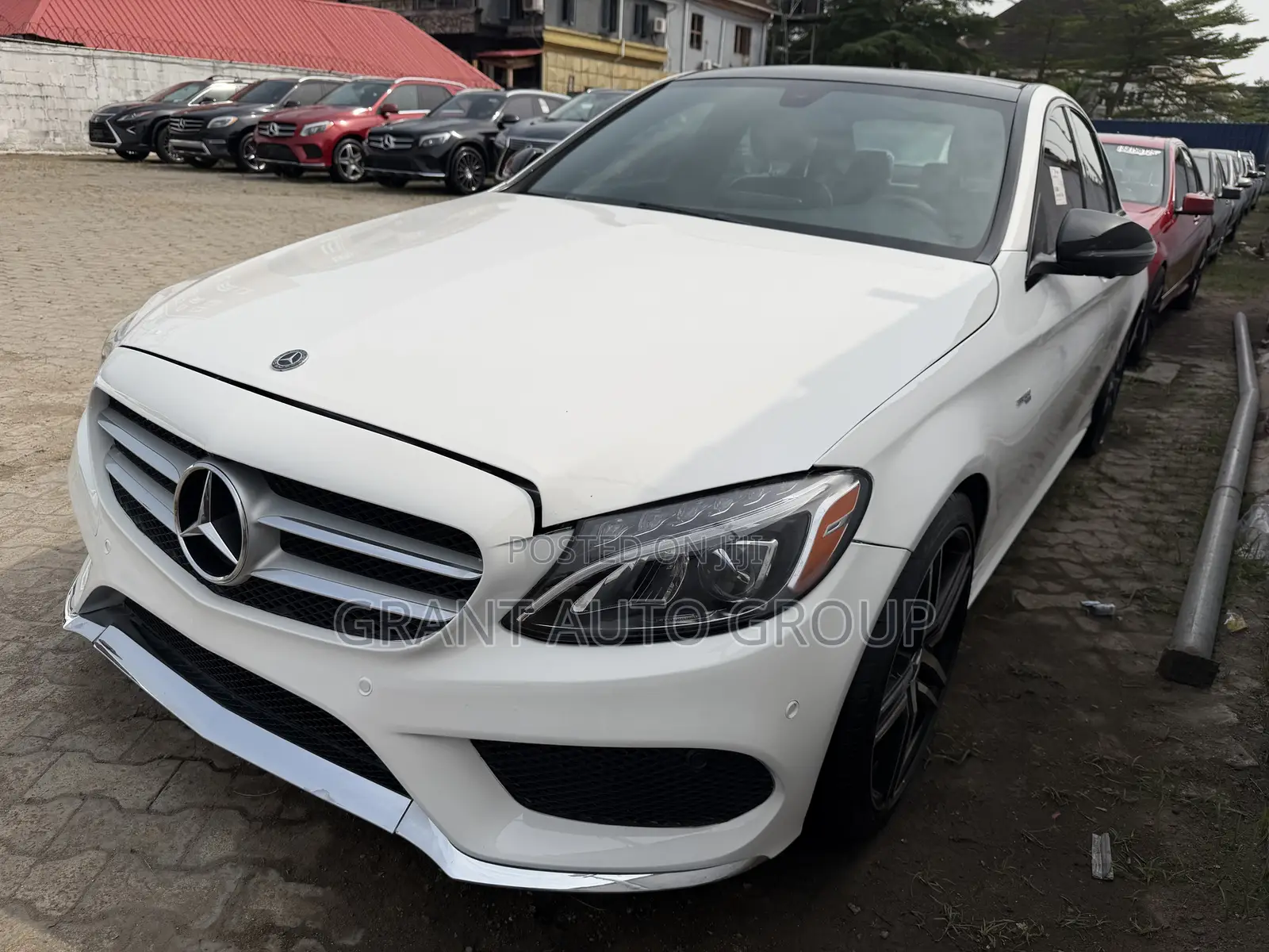 Mercedes-Benz C43 4Matic Sedan AWD (3.0L V6 9AM) 2017 White