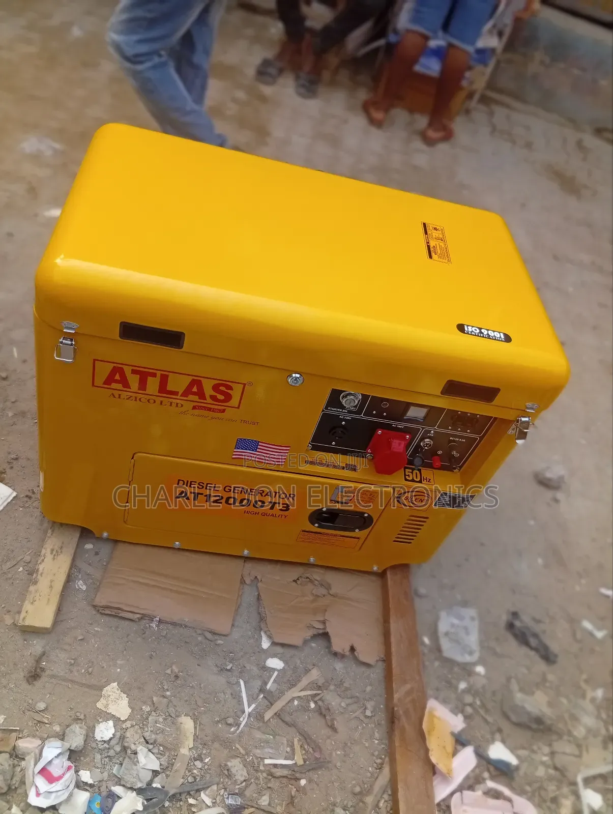 Atlas 10kva Disael Soundproof Generator  Copper Coil