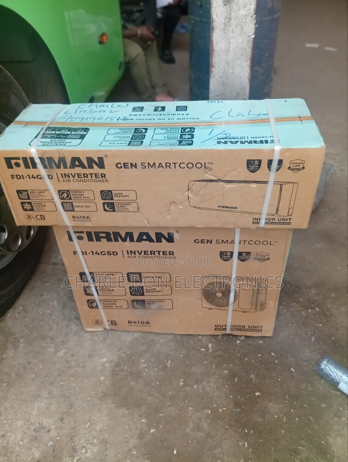 Fireman Ac 1.5hp Inverter Air Conditioner Copper Coil