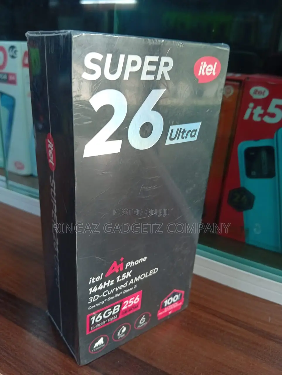 New Itel S26 Ultra 256 GB Black