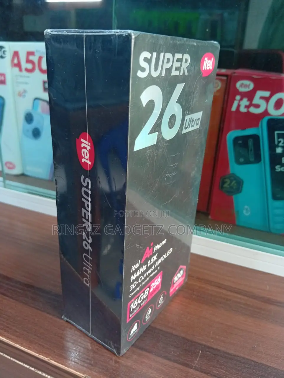 New Itel S26 Ultra 256 GB Black