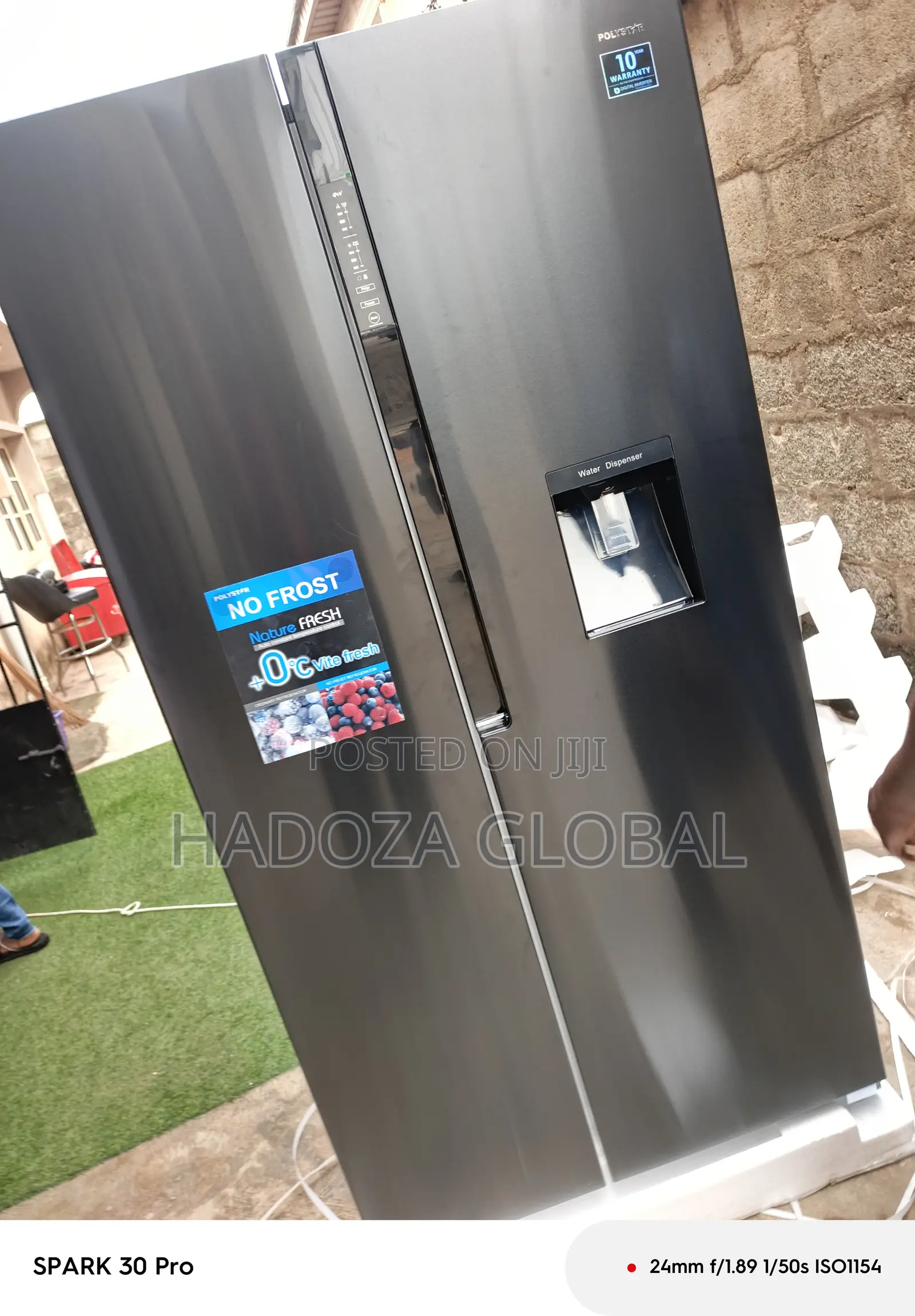 Polystar Sbs777wd-inv Two Door Refrigerator