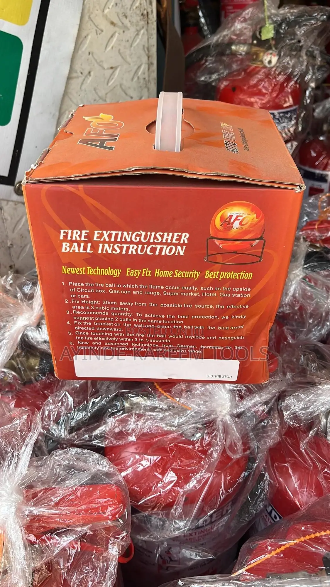 Fire Extinguisher Ball