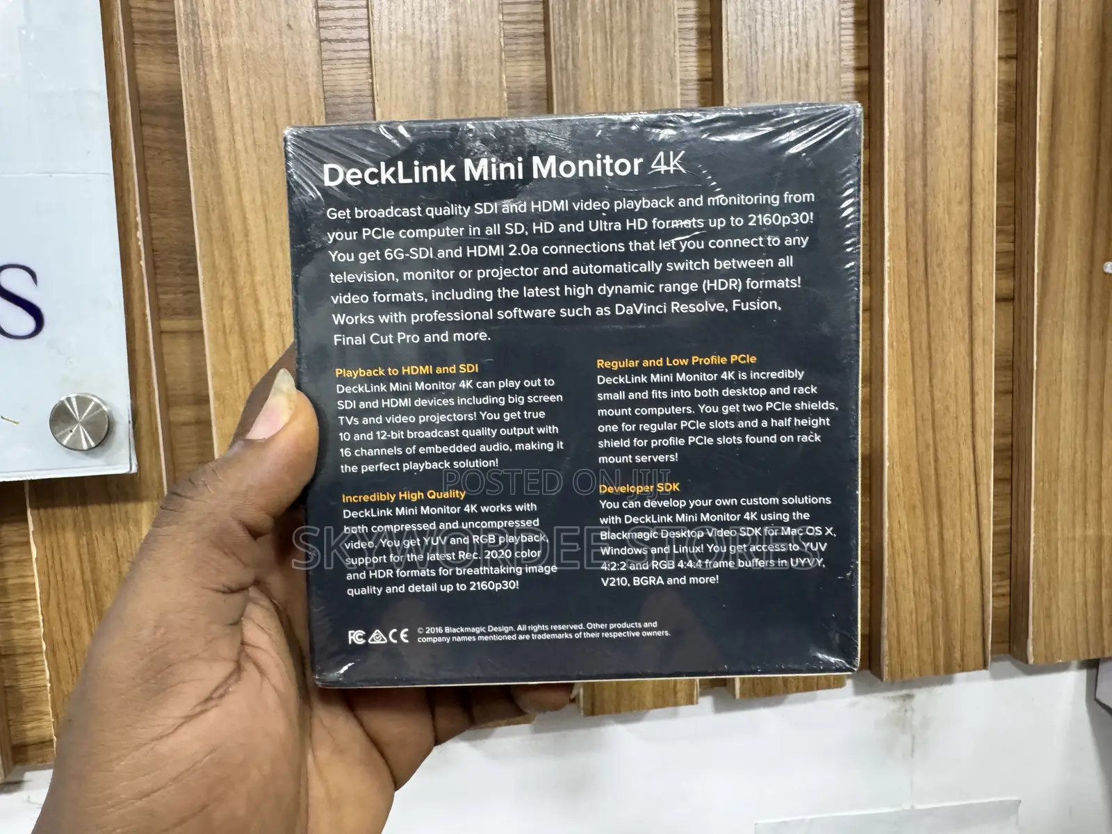 Blackmagic Decklink Mini Monitor