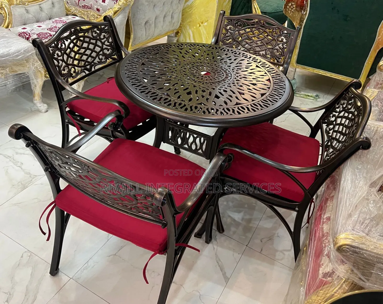 Metal Outdoor Table and Chairs