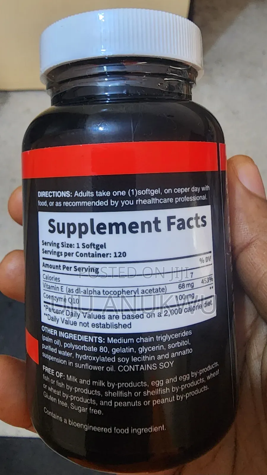 Ultra Coq10 3x Better Absorption 100mg 120 Soft Gel