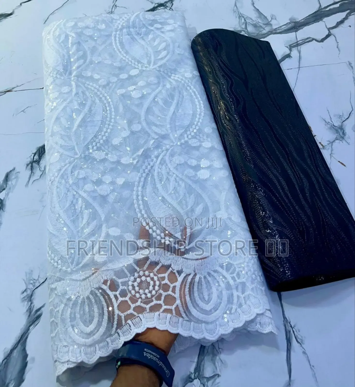 White Quality Sample Lace (5 Yards)