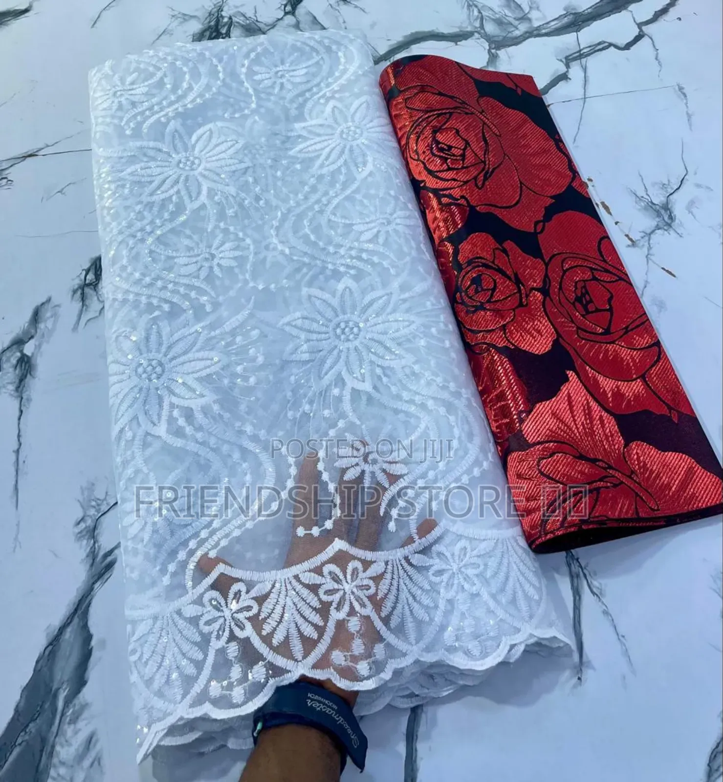 White Quality Sample Lace (5 Yards)