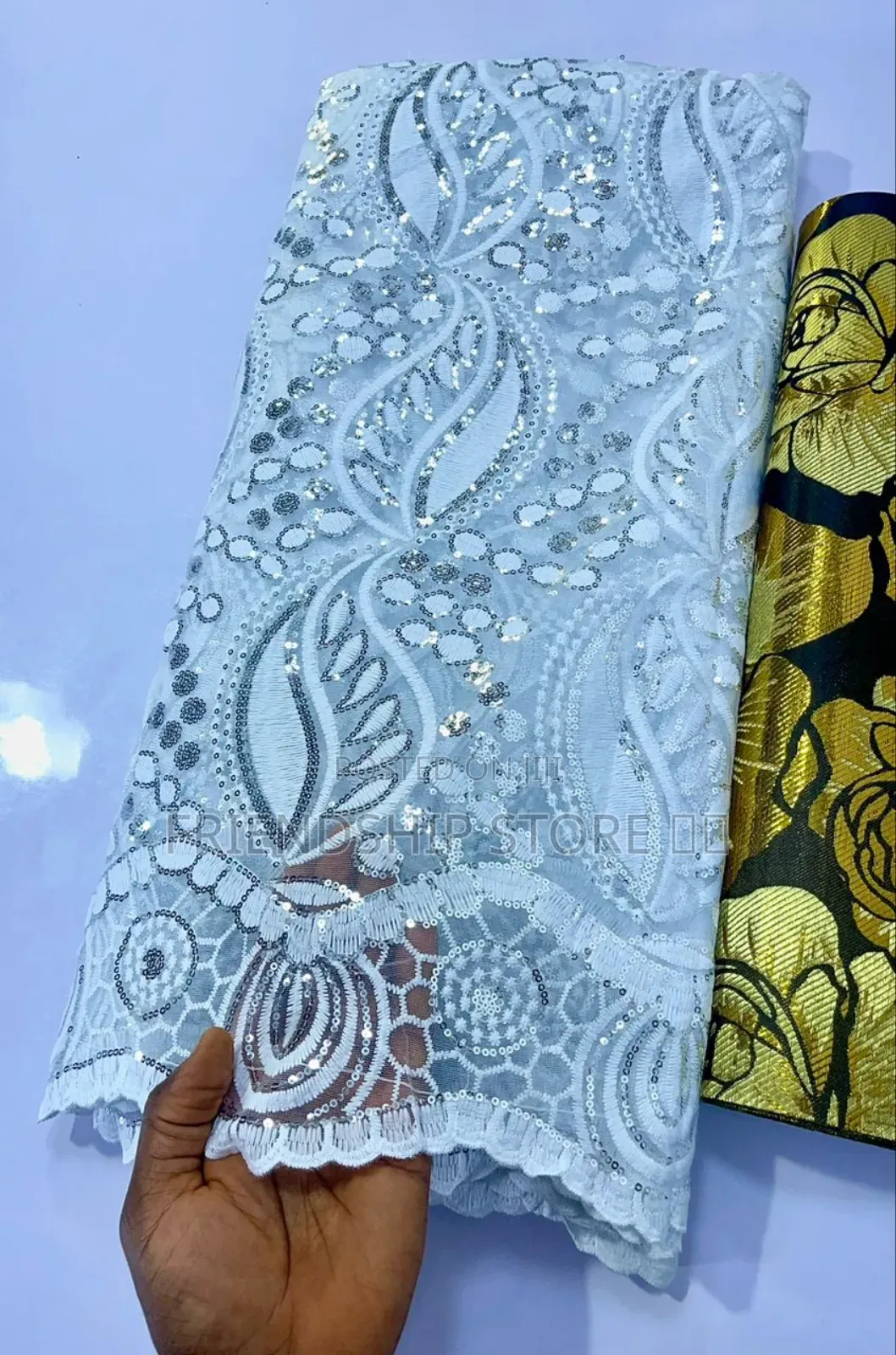 White Quality Sample Lace (5 Yards)