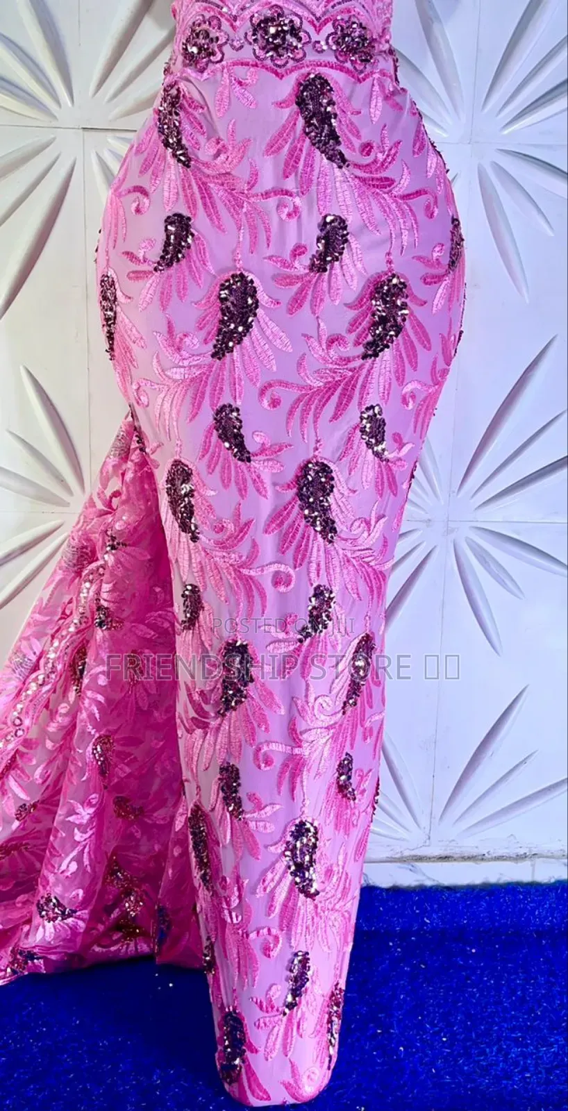 Affordable Elegant Sample Lace Materials 5 Yards