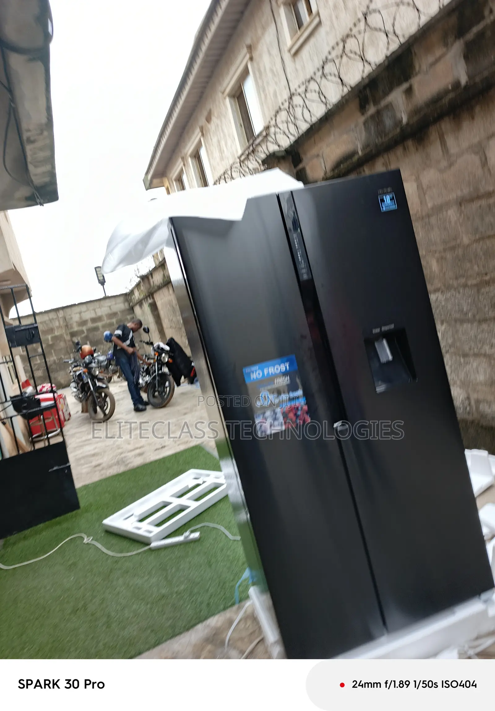 Polystar Pv-Sbs777wd-Inv Side-by-Side 520l A+/A++ Energy Rating