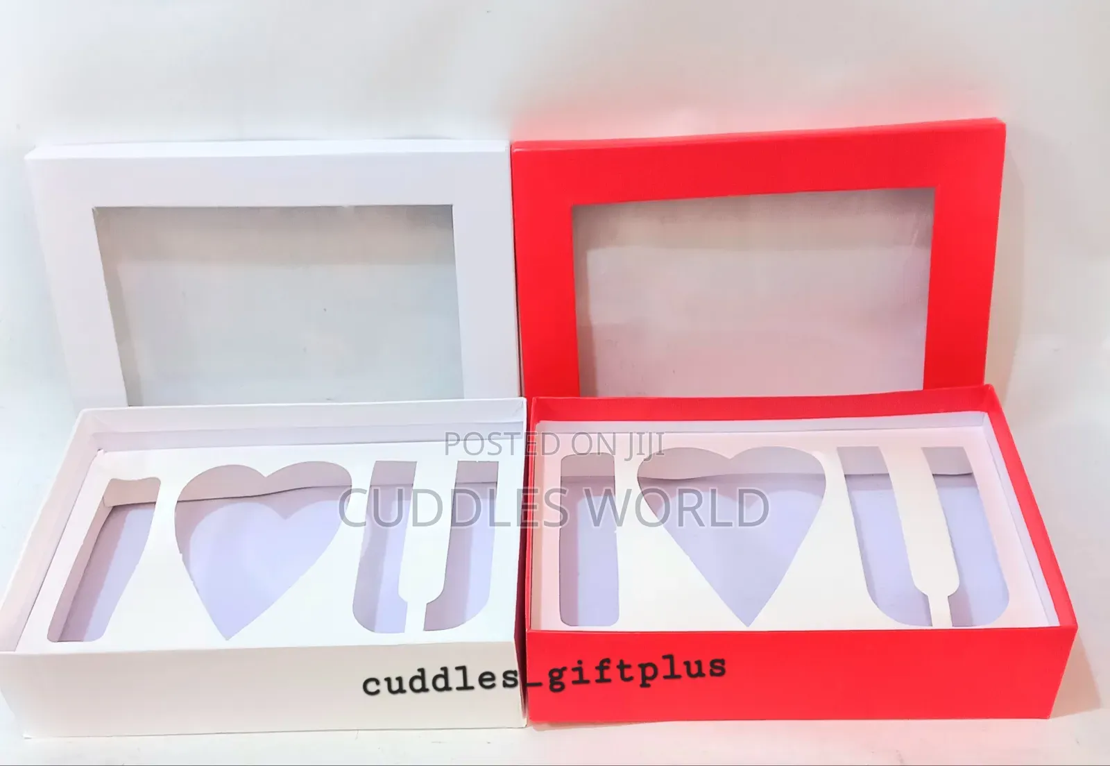 Transparent Cover Love You Box