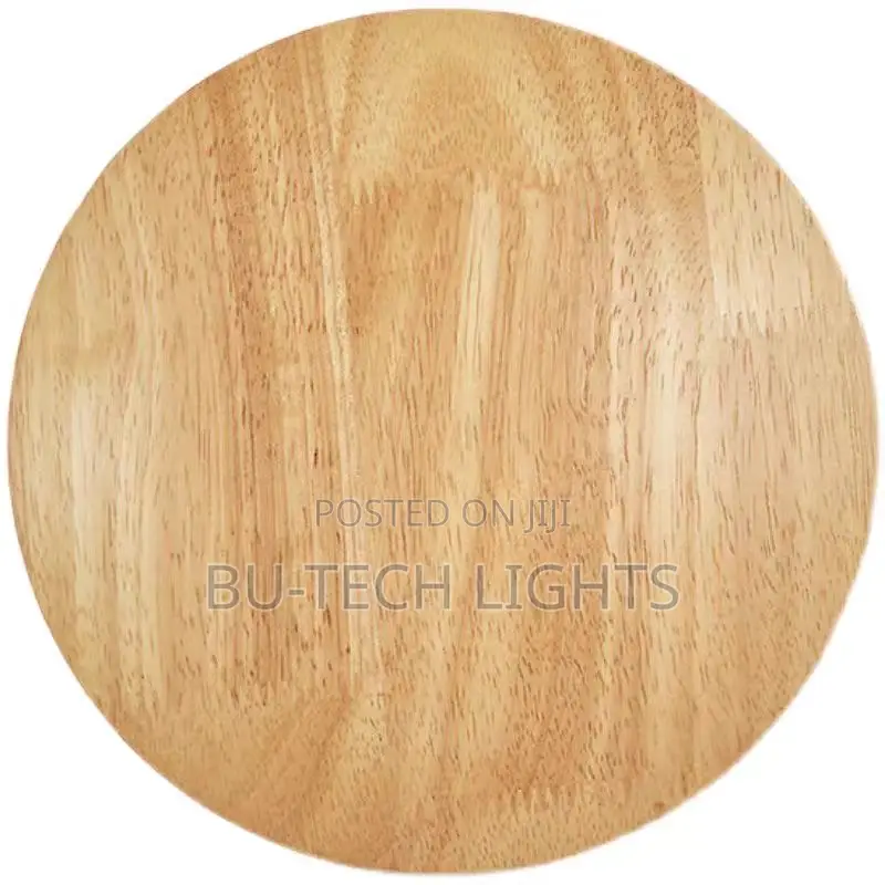 Wooden Round Wall Sconce