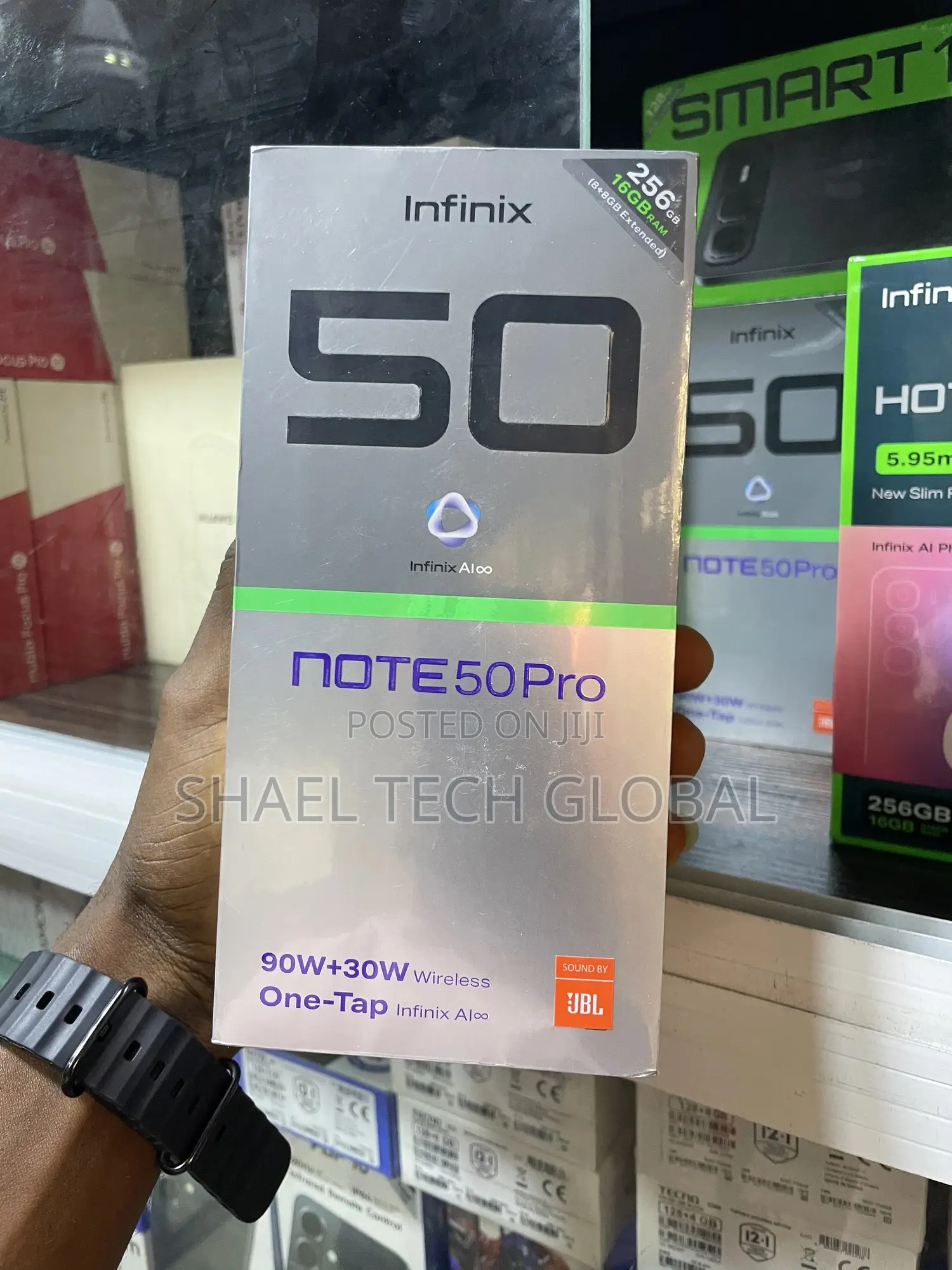New Infinix Note 50 Pro 256 GB Gray