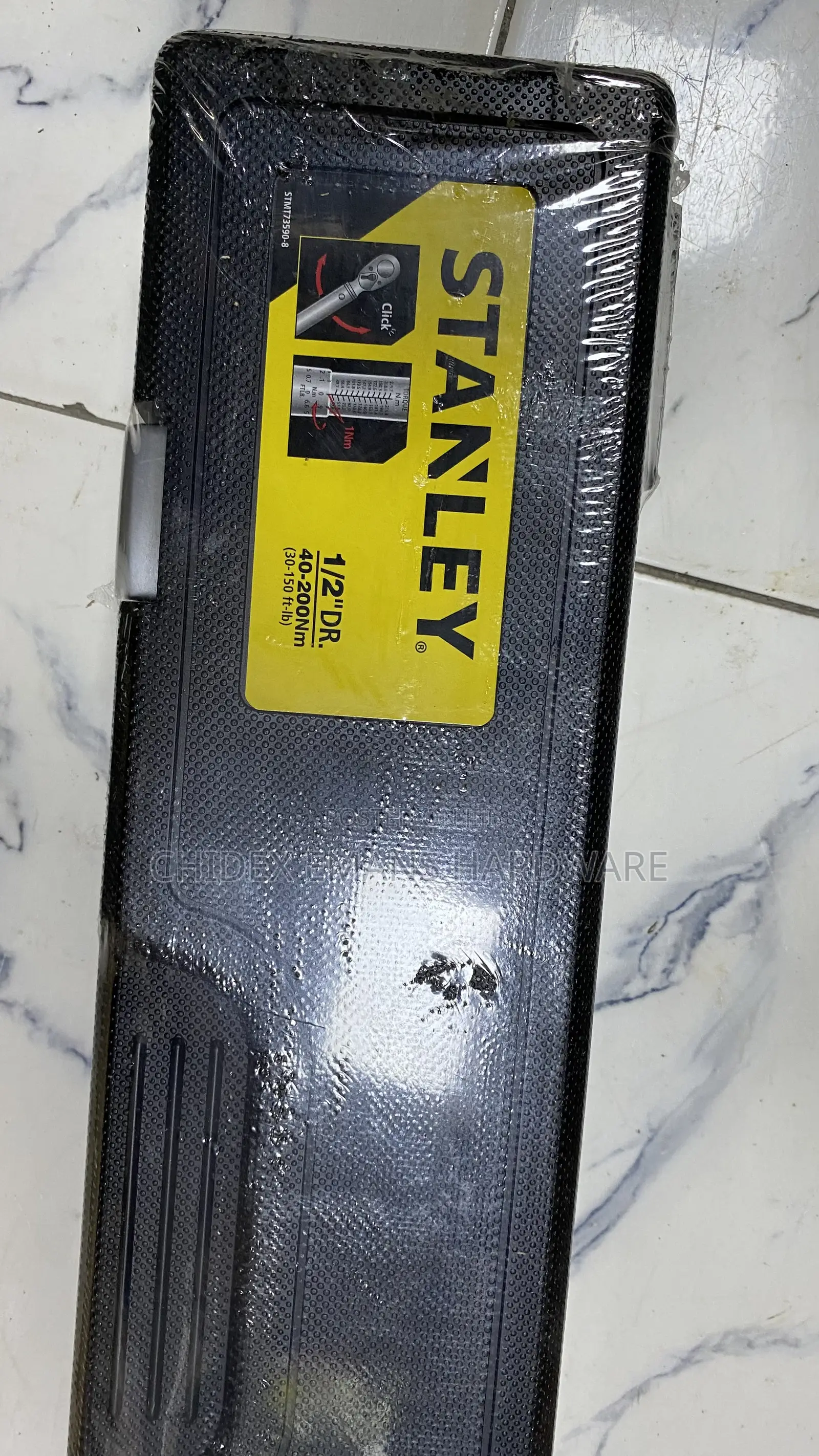 Stanley 1/2" Ratcheting Type Drive Torque Wrench.