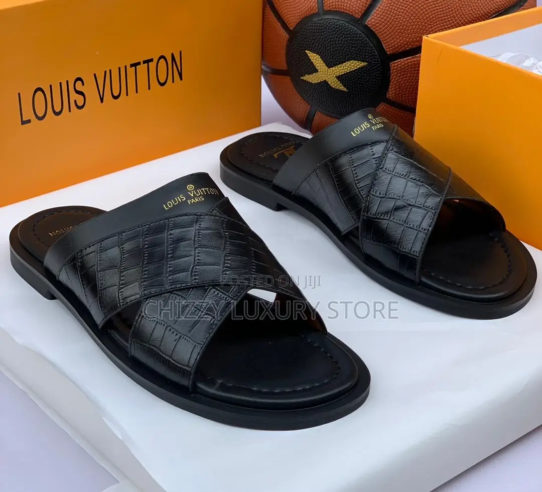 Louis Vuitton Quality Luxury Men Genuine Leather Pams