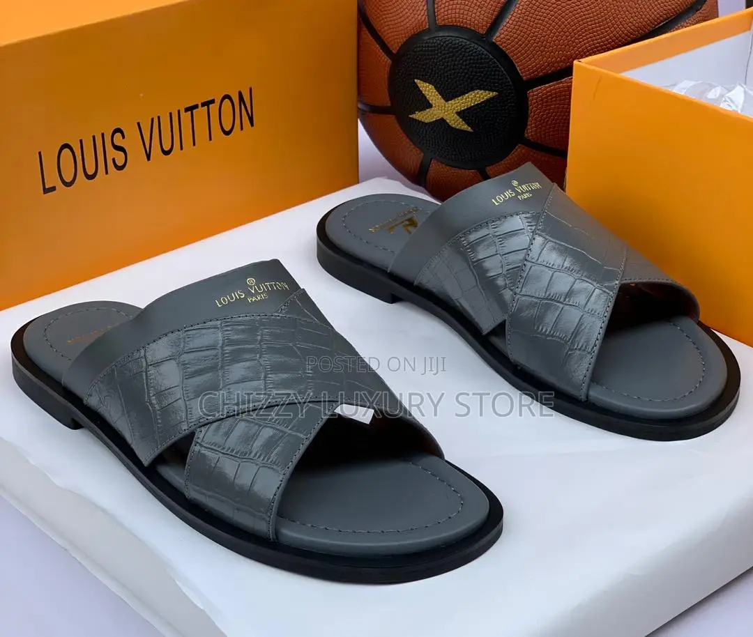 Louis Vuitton Quality Luxury Men Genuine Leather Pams