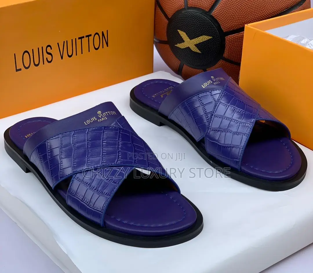 Louis Vuitton Quality Luxury Men Genuine Leather Pams