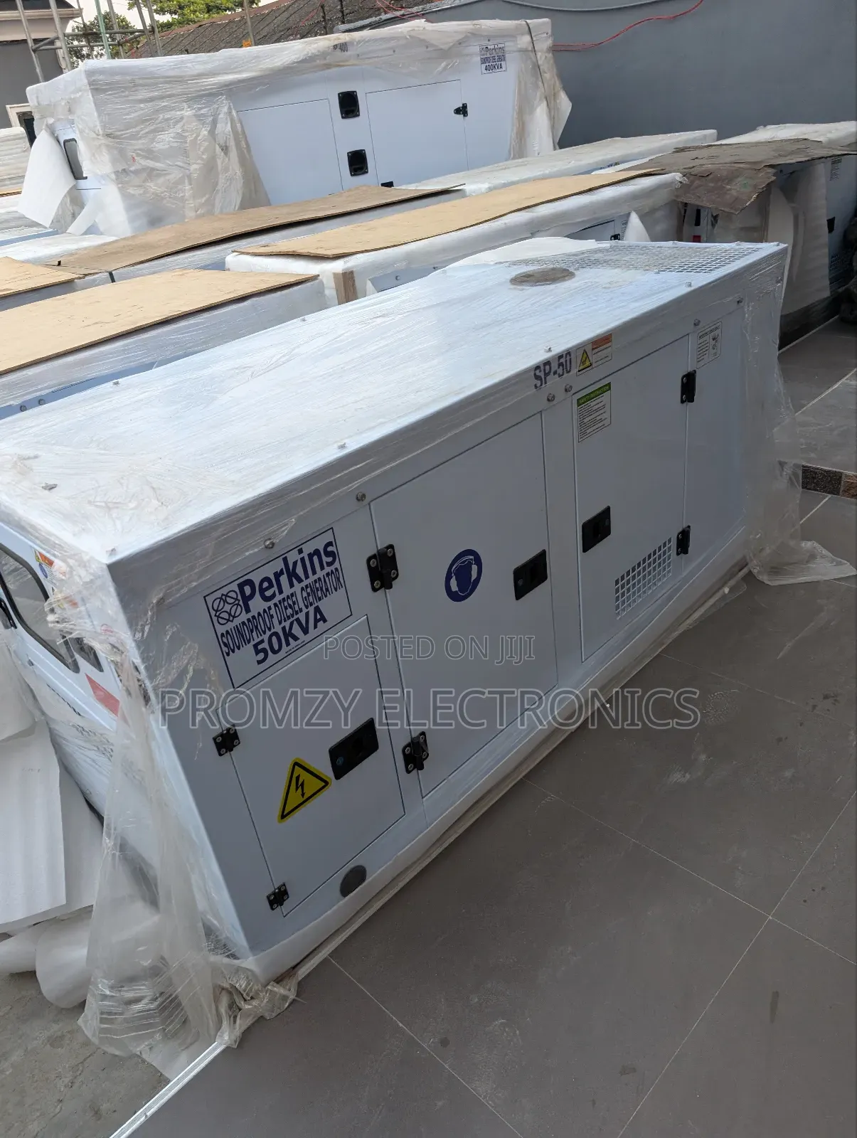Perkins Diesel Soundproof Generator Sp50kva 2years Wty