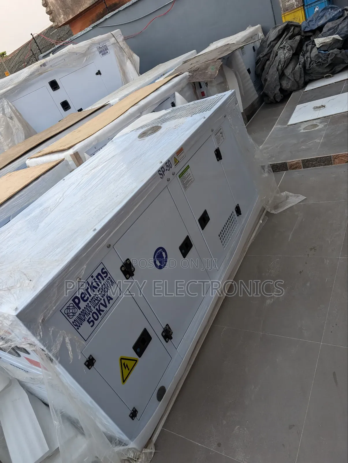 Perkins Diesel Soundproof Generator Sp50kva 2years Wty