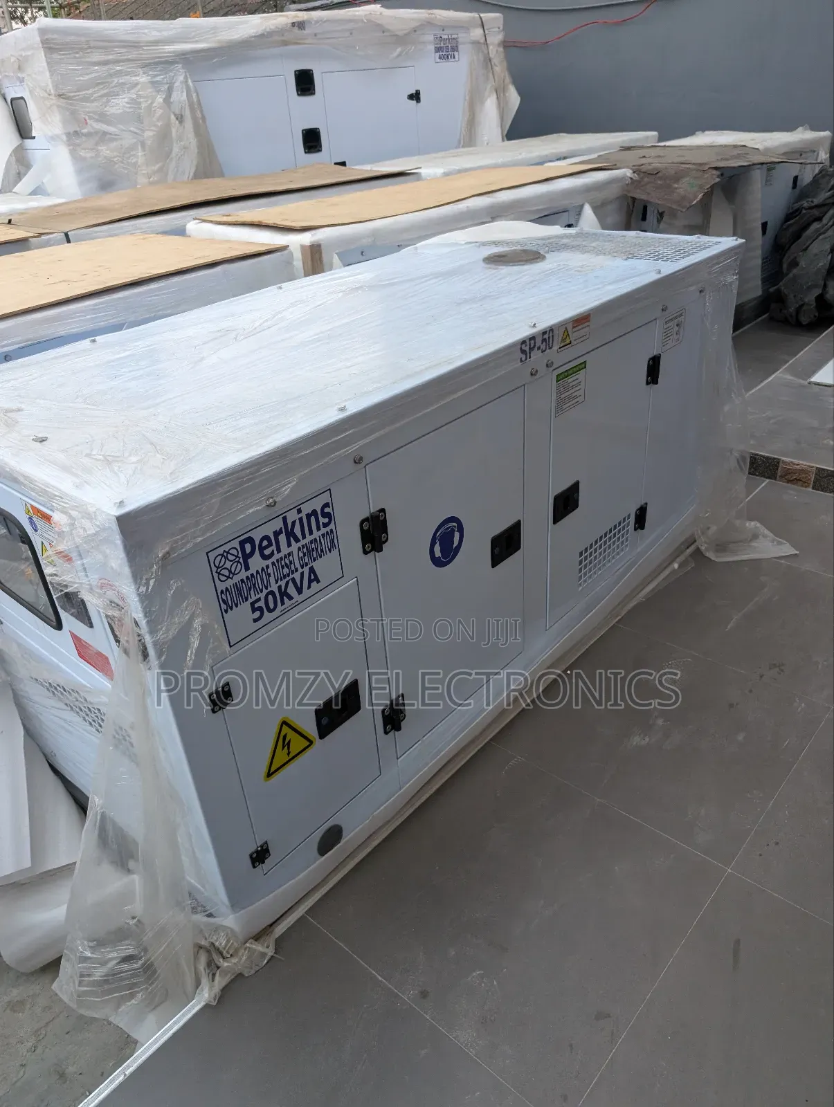 Brand New Perkins Diesel Soundproof Generator Sp50kva 2years Wty